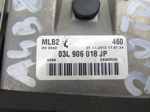control unit of the engine AUDI A4 B8 2.0 TDI 03L906018JP