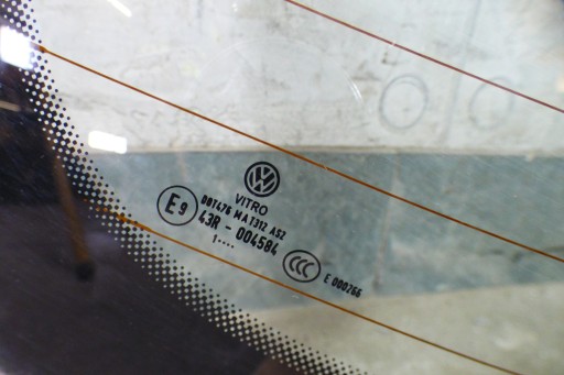 ABLAK hátso far 2011 rok eredeti VOLKSWAGEN JETTA VI 5C