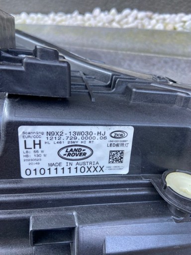 Licht links Range Rover Sport 2023- Full Led Laser