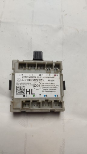 control unit module door left rear part MERCEDES C W205 E W213 OE EU