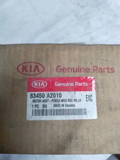 83450-A2010 - Мотор заднього правого скла kia cee'd 83450a2010