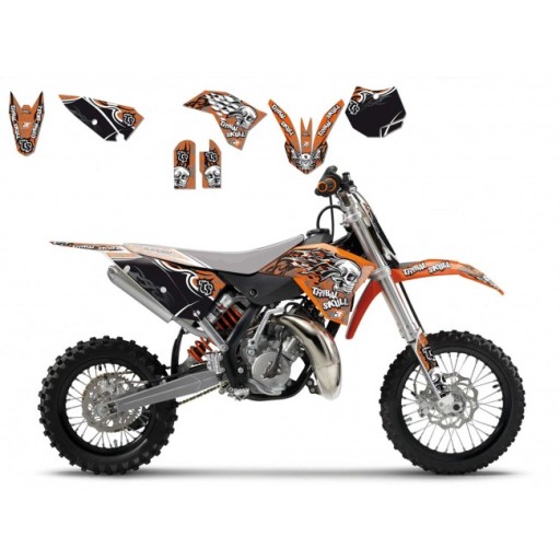 Наклейки KTM TRIBAL SKULL Blackbird Racing 2535b