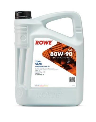 25001-0050-99 - МАСЛО ROWE HIGHTEC TOPGEAR 80W-90 5L ROWE API GL-4