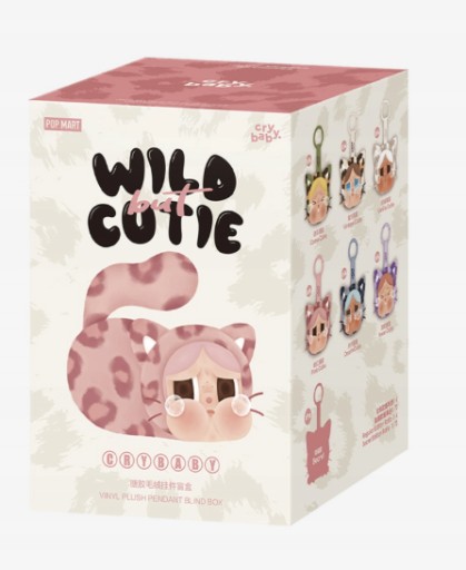 Oryginalne Pop Mart CryBaby Wild but Cutie Brelok (6931571076450