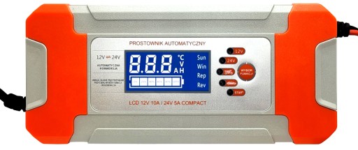 АКУМУЛЯТОР ВИПРЯМНЮВАЛЬНИЙ LCD 12V 10A 24V 5A