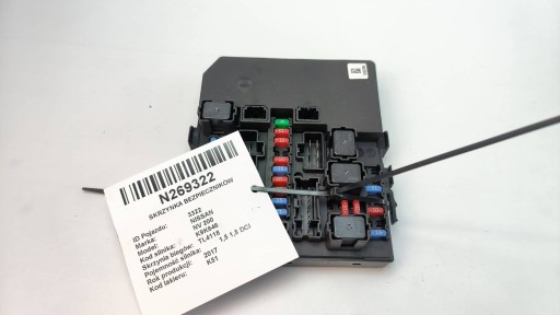 fuse box 284B73LS1A NISSAN NV 200