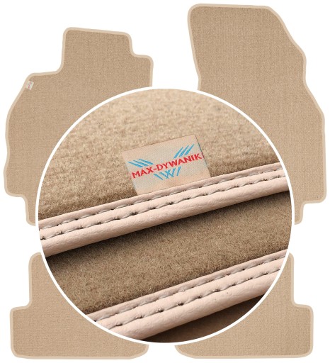 Renault Megane II 2002-2008 коврики бежевые