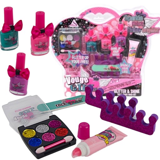 МЕГА НАБІР МАКІЯЖУ ОБЛИЧЧЯ КОСМЕТИКИ ДЛЯ НІГТІВ