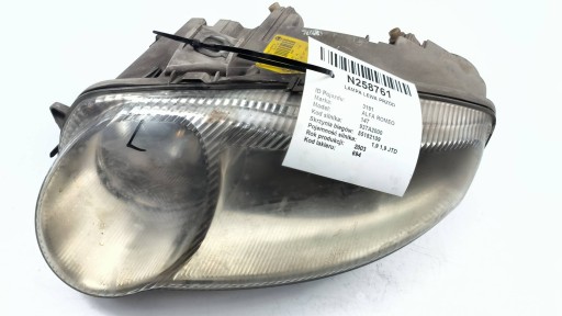 Feux phare Gauche Avant EU 0301186201 ALFA ROMEO 147
