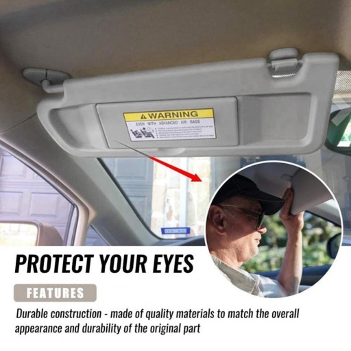 Универсальный солнцезащитный козырек бесцветная идея