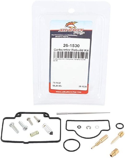 26-1530 - КОМПЛЕКТ ДЛЯ РЕМОНТУ КАРБЮРАТОРА YAMAHA YZ 250 92-94