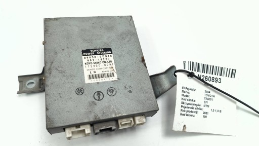 computer Motore ECU 89650-0D010 1.0 TOYOTA YARIS e