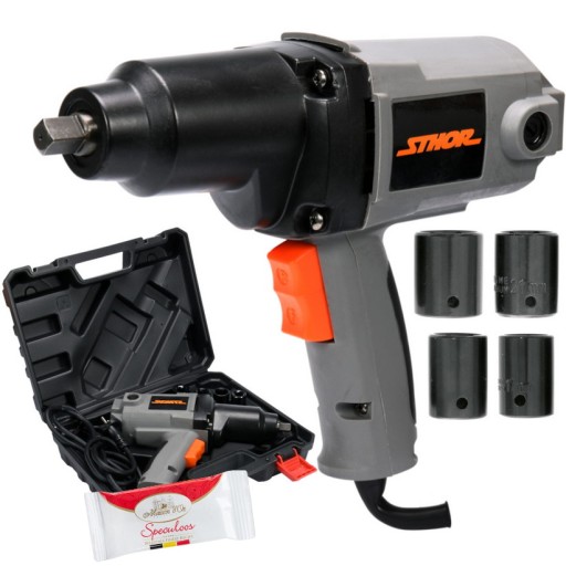 ЭЛЕКТРИЧЕСКИЙ УДАРНЫЙ КЛЮЧ 800 Вт/ 325 НМ STHOR 57091