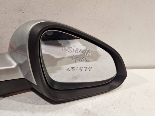 Spiegel äußere rechts OPEL INSIGNIA A 7 PIN 08