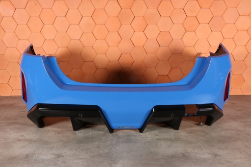 BMW M5 G90 complete bumper rear part rear colour W37 ENZIAN BLUE
