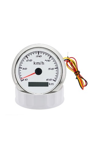 CX8030 - ЧАСЫ СПИДОМЕТР БЕЛЫЙ GPS 60КМ/Ч ДЛЯ ЯХТЫ