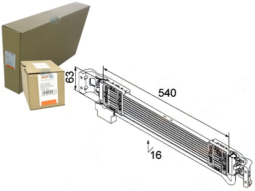 BRH8MO 376 - МАСЛЯНЫЙ ОХЛАДИТЕЛЬ BEHR HELLA 376747131