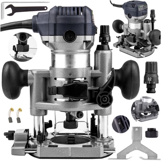 ФРЕЗЕР ВЕРХНЬОГО ШПИНДЕЛЯ ДЛЯ ФРЕЗЕРА ПО ДЕРЕВИНІ 6-10 РЕГУЛЮВАННЯ ШВИДКОСТІ ВЕРТИКАЛЬНО