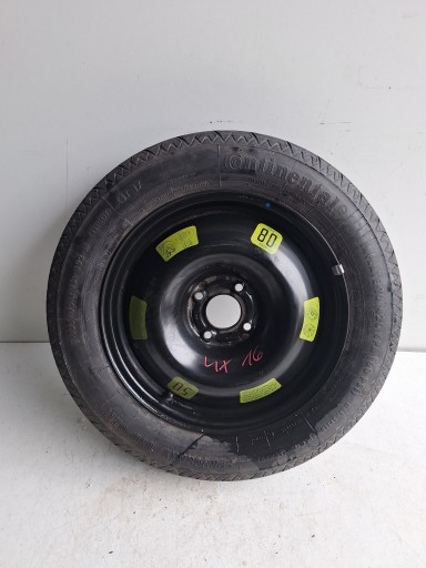 PEUGEOT CITROEN CUSCINETTO TENDICINGHIA ruota di scorta 135/90 R16 4X108 ET10