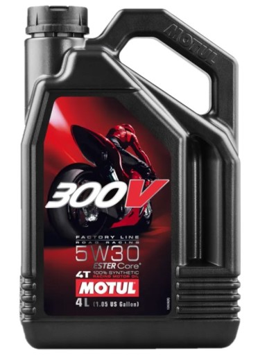 MOTUL 4T 300V FACTORY LINE ROAD OIL 5W30 4л