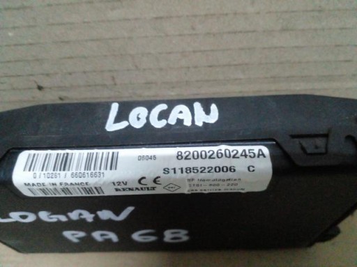modulo Centralina BSI DACIA LOGAN 05-14 8200260245A