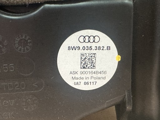 AUDI A4 A5 8W B9 speaker SUBWOOFER 8W9035382B