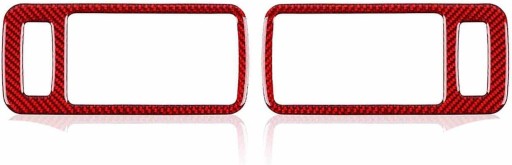 Декоративная наклейка для салона автомобиля с красным