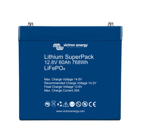 BAT512060705 - Акумуляторна батарея Lithium SuperPack 12.8 V / 60ah (M6) Victr