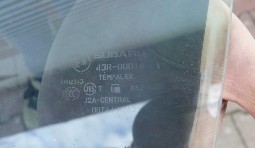 OKNO boční dveře levý záď SUBARU IMPREZA III 3 XV HATCHBACK 07-11r.