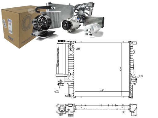 NIS60623A/RS7 - РАДІАТОР ДВИГУНА NISSENS NIS, 60623A