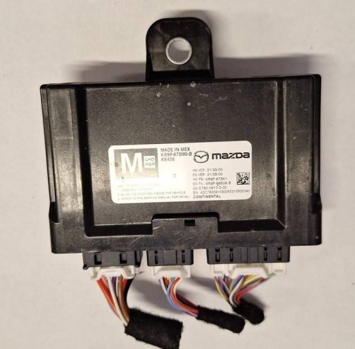 module control unit door right front MAZDA MX-30 MX30 KR9P-675M0-B