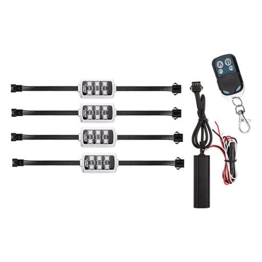 Світлодіодна стрічка RGB для мотоциклів / багатобарвна неонова з