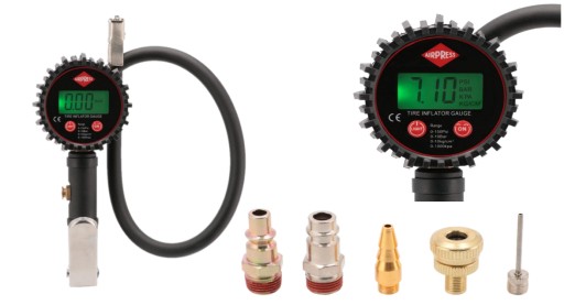 AIRPRESS НАСОСНОЕ КОЛЕСО ПИСТОЛЕТ ЦИФРОВОЙ 10 БАР