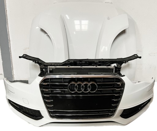 AUDI A5 8T LIFT S-LINE КОМПЛЕКТ БАМПЕР ПЕРЕДНЬОГО КАПОТУ БЕЗ ФАРБКИ LY9C