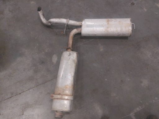 Dämpfer Endschalldämpfer Auspuff mitte + KONCOWY OPEL MOVANO A 2.5 DTI 263 332