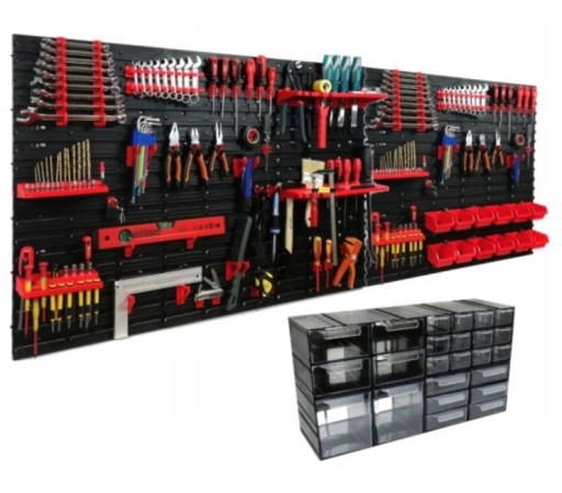 ІНСТРУМЕНТАЛЬНА ДОШКА 200х80см МОДУЛЬНІ ЯЩИКИ