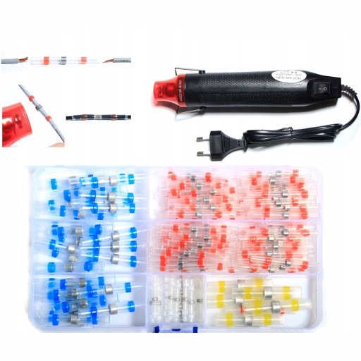 ТЕРМОУСАДНА ТРУБКА З ШВИДКИМ З'ЄДНАННЯМ ОЛОВОЮ Теплова пістолет