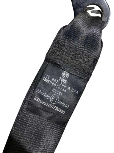 tension belt safety right front VW TOURAN and 1T1857706A