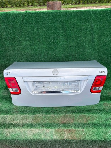 trunk door boot SAAB 9-3 II 93 OE colour 268 sedan 02-07 przedlift srebrna