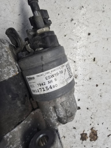 OPEL MOKKA B II 2020+ starter of the engine 1.2T 9812715480