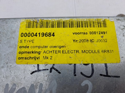 JAGUAR S-TYPE control unit computer ECU 6R83-13B524-AB XW4F-14A638-HA