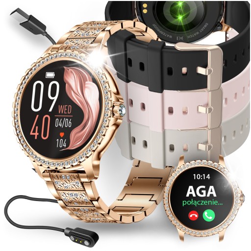 ⌚ HIT CENOWY! Smartwatch Damski PL z Funkcją Rozmów. Oszczędź teraz!