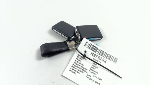 KARTA key PILOT KOMPLET VOLVO V60 II