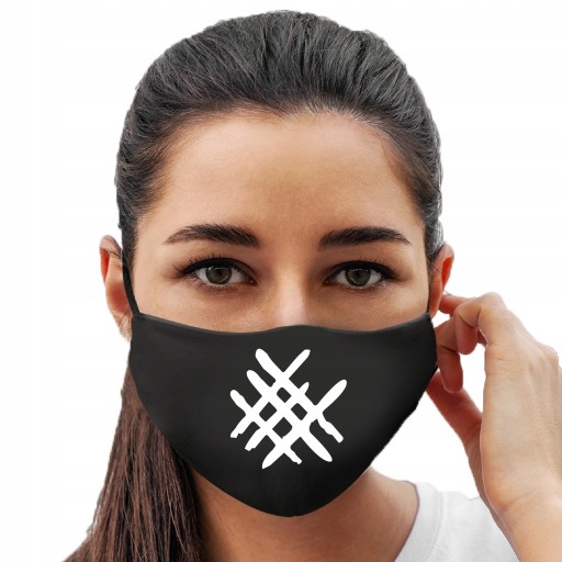 Бавовняна маска чорна 1 шт.