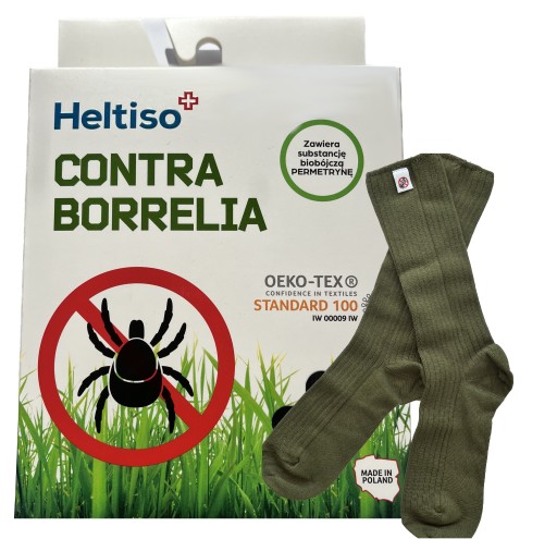 Чоловічі шкарпетки Heltiso Contra Borrelia, розмір 39/4
