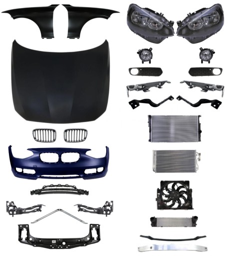 5 - BMW F20 11-15 Лампа на бампере и капоте