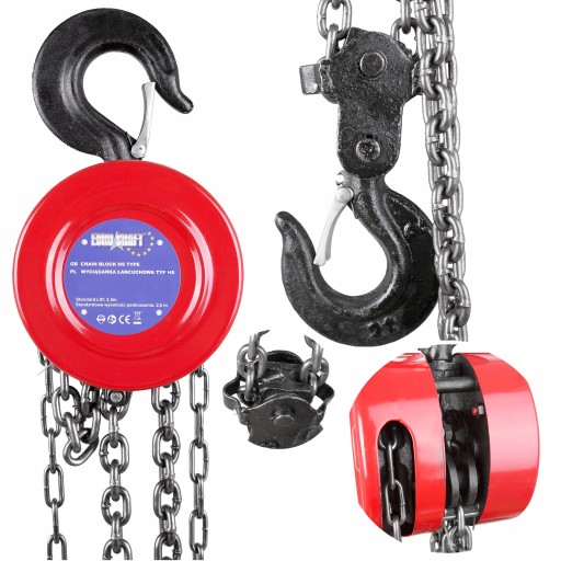 ЛЕБІДКА РУЧНА ЛАНЦЮГОВА ЛЕБІДКА 3 ТОННИ 3T
