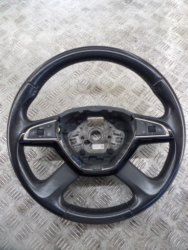 Volant Cuir, en cuir Skoda OE 5E0419091AC