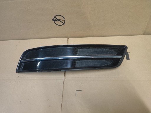 AUDI A3 8P LIFT 08-12 mřížka záslepka nárazníku CHROM předek levá originál