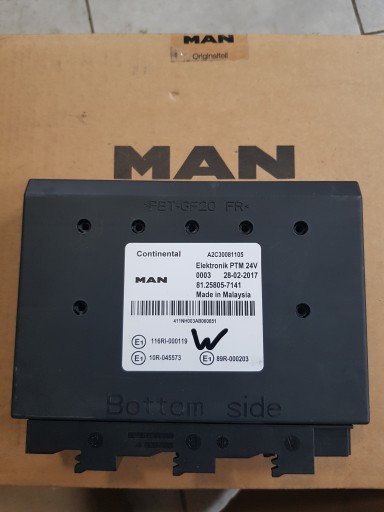 Контроллер man tgx tgs euro 6 e6 компьютер ptm 81258057141